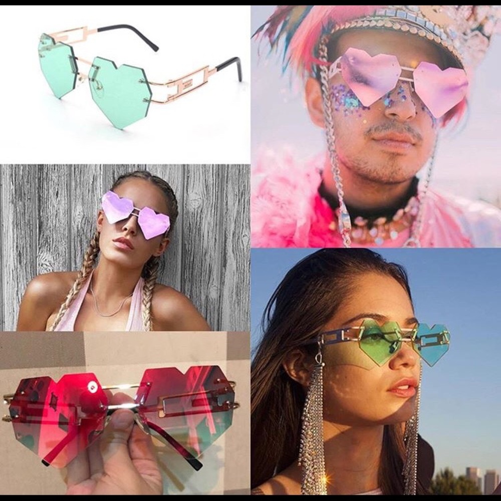 Robot heart sunglasses